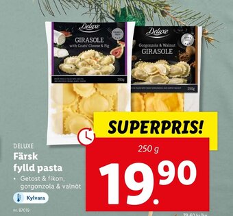 Lidl Deluxe Färsk fylld pasta erbjuda
