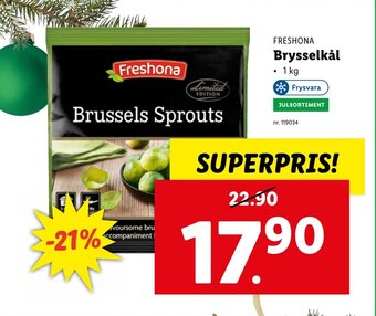 Lidl Freshona Brysselkål erbjuda
