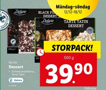 Lidl Deluxe Dessert erbjuda
