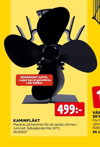 Jem&Fix Kaminfläkt erbjuda