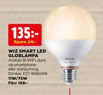 Jem&Fix Wiz smart led globlampa erbjuda