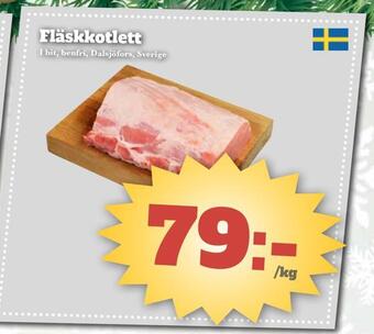 Bonum Matmarknad Fläskkotlett erbjuda