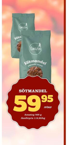 Din Mat Sötmandel erbjuda
