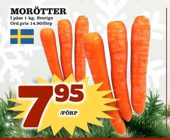 Din Mat Morötter erbjuda
