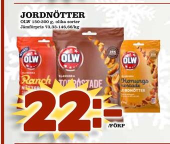 Din Mat Jordnötter erbjuda