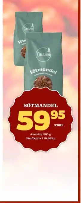 Matdax Amazing mandlar erbjuda