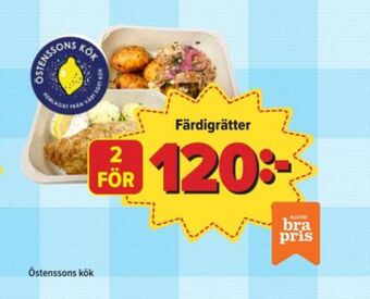 Östenssons Östenssons färdigrätter erbjuda