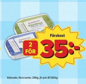 Östenssons Eldorado färskost erbjuda