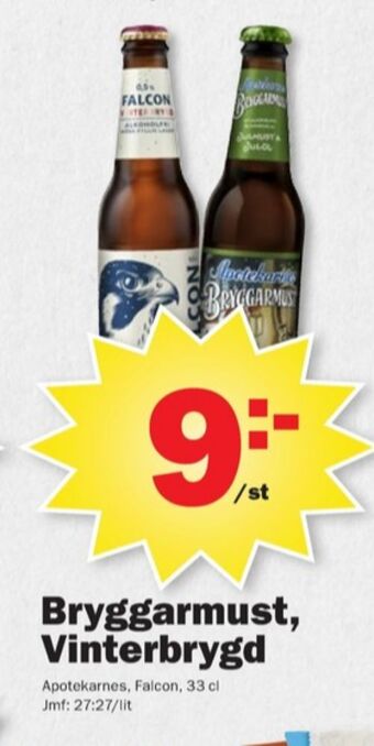 Pekås Apotekarnes julmust erbjuda