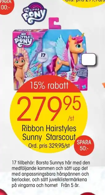 Ribbon hairstyles sunny starscout