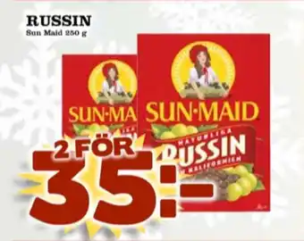 Matdax Sun maid russin erbjuda