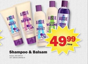 Pekås Aussie balsam erbjuda