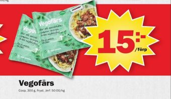 Pekås Coop vegofärs erbjuda