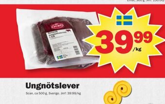 Pekås Scan ungnötslever erbjuda