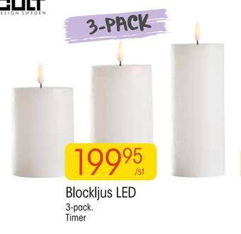 EKO Blockljus led erbjuda