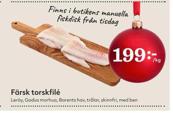 Hemköp Färsk torskfilé erbjuda