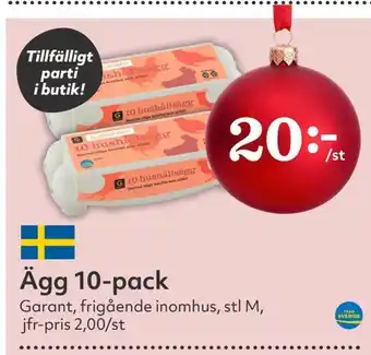 Hemköp Ägg 10-pack erbjuda