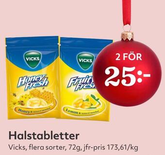 Hemköp Halstabletter erbjuda