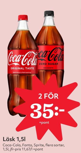 Hemköp Läsk 1,5l erbjuda