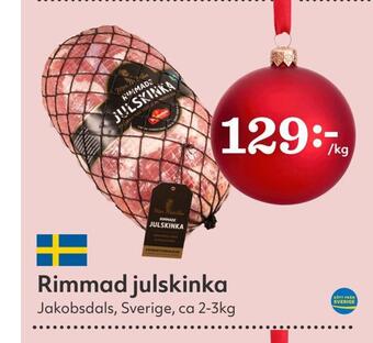Hemköp Rimmad julskinka erbjuda