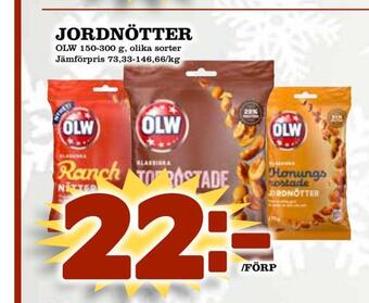 Matdax Jordnötter erbjuda