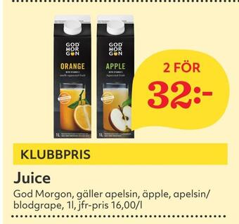 Hemköp Juice erbjuda