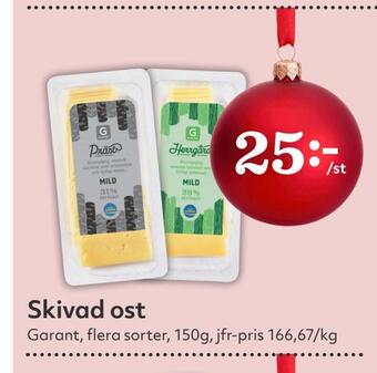 Hemköp Skivad ost erbjuda