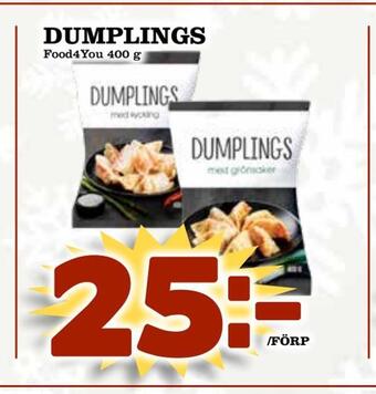 Matdax Dumplings erbjuda