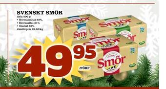Prisma Mat Svenskt smör erbjuda