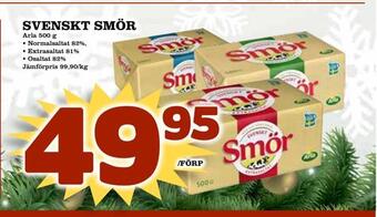 Supergrossen Svenskt smör erbjuda