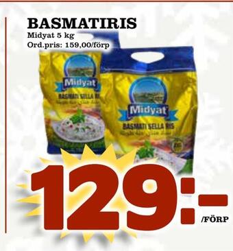 Supergrossen Basmatiris erbjuda