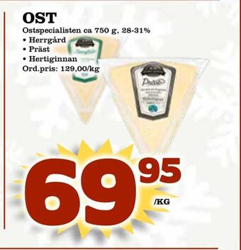 Supergrossen Ost erbjuda