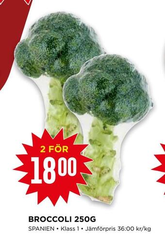 Willys Broccoli 250g erbjuda