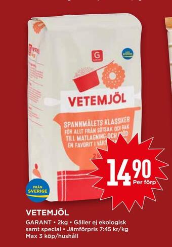 Willys Vetemjöl erbjuda