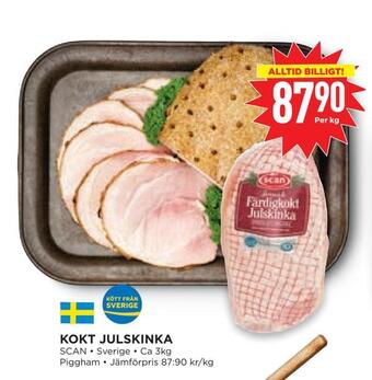 Willys Hemma Kokt julskinka erbjuda