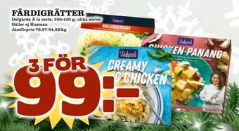 Supergrossen Färdigrätter erbjuda