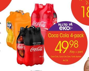 EKO Coca cola 4-pack erbjuda