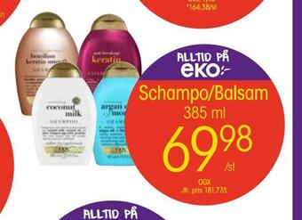 EKO Schampo/balsam erbjuda