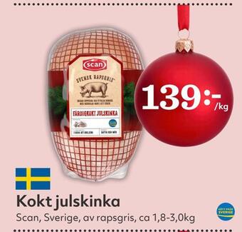 Hemköp Kokt julskinka erbjuda