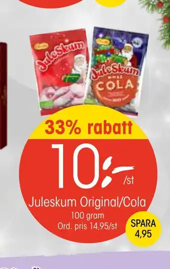 Juleskum original/cola
