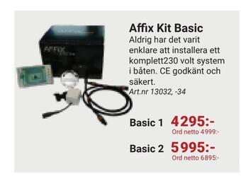 Erlandsons Brygga Affix kit basic erbjuda