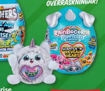 DollarStore Rainbocorns puppycorn erbjuda