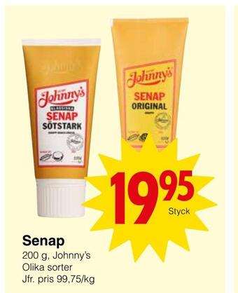 Matöppet Senap erbjuda