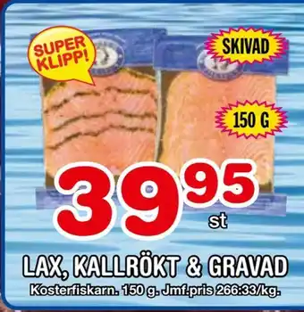Nya Pulsen Lax, kallrökt & gravad erbjuda