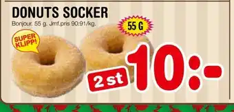 Donuts socker