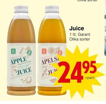 Matöppet Juice erbjuda