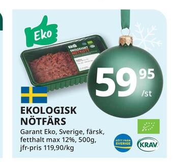Ekologisk nötfärs