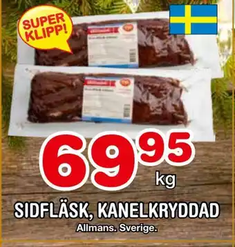 Nya Pulsen Sidfläsk, kanelkryddad erbjuda