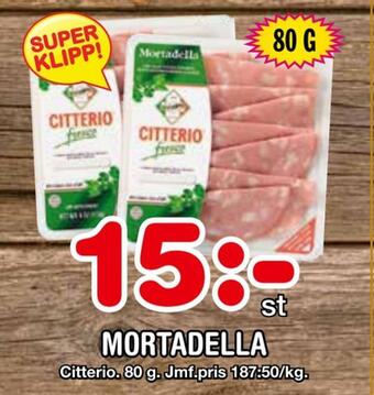 Nya Pulsen Mortadella erbjuda