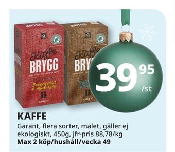 Tempo Kaffe erbjuda